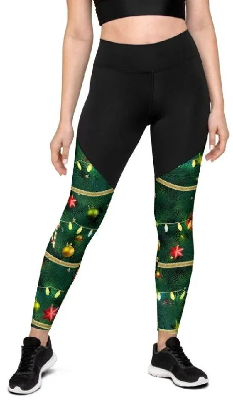 Christmas Tree Compression Leggings