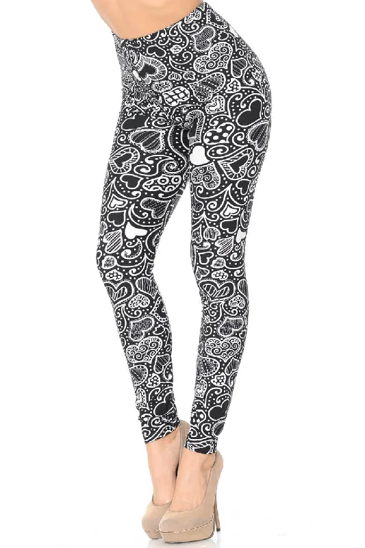 Love Lingo Endless Hearts  Leggings