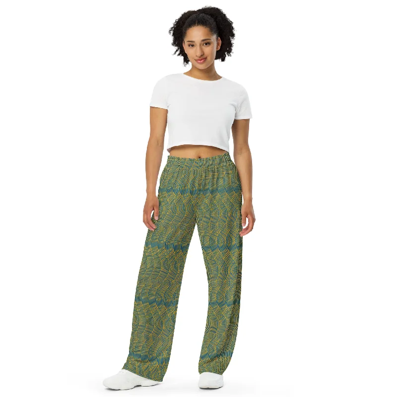 Comfy Cozy Graphic unisex wide-leg pants with huge pockets