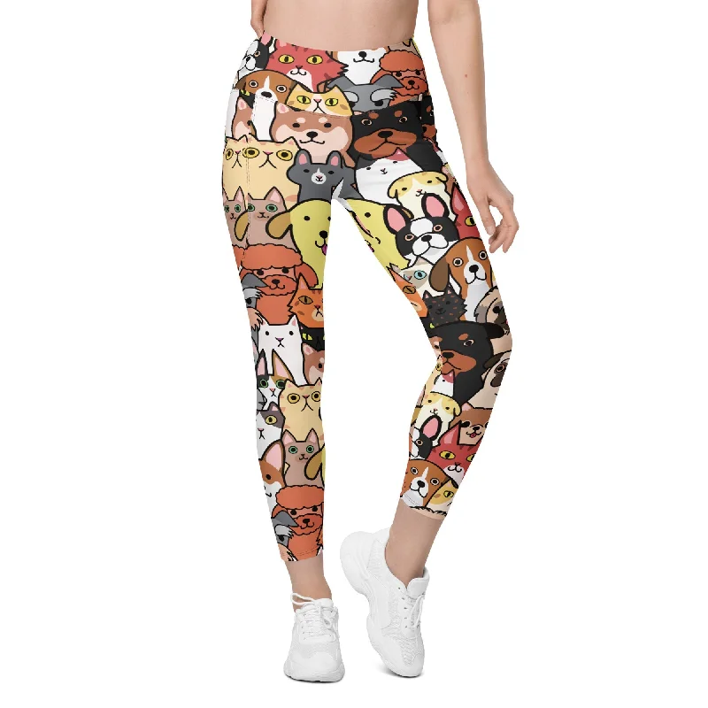 Cuteness Overload Leggings With Pockets