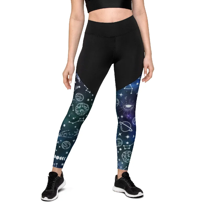 Spiritual Doodles Compression Leggings