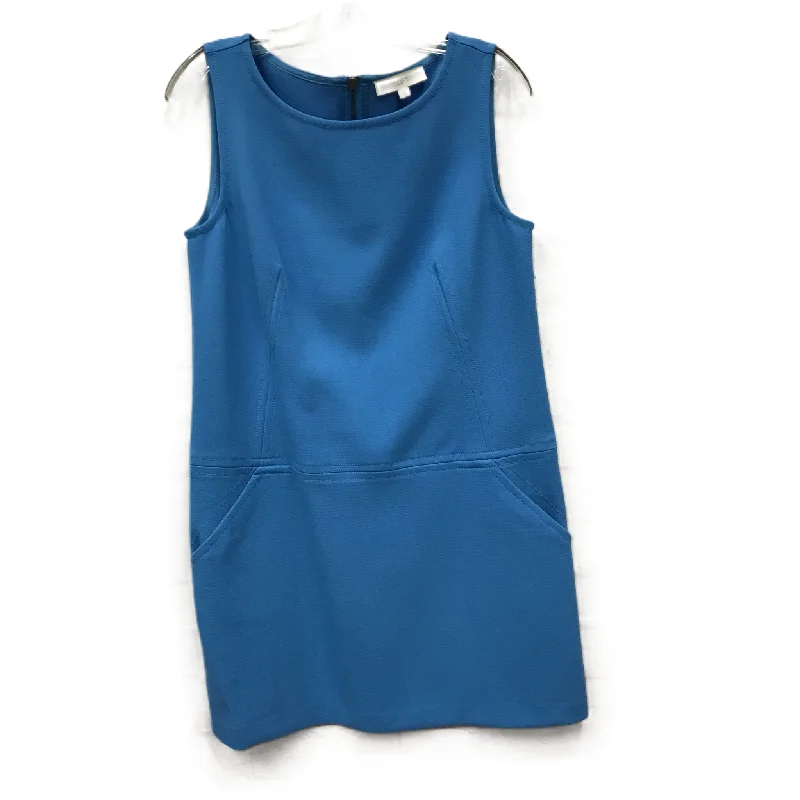 Seasonal Sale Dress Casual Short By Loft In Blue, Size: M