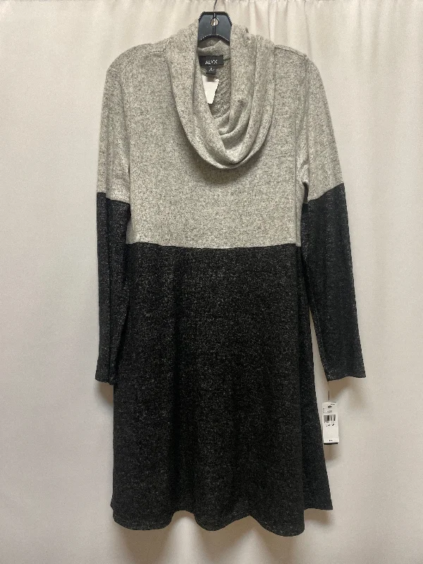 Today Only Dress Casual Midi By Alyx In Grey, Size: L