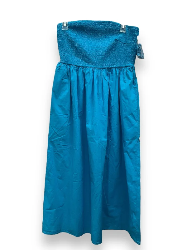Sale Event Dress Casual Midi By A New Day In Blue, Size: S