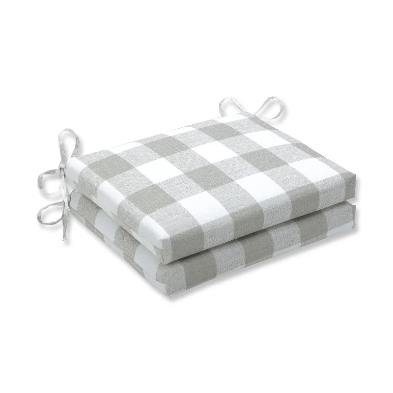 Anderson Buffalo Check Squared Corners Seat Cushion (Set of 2)