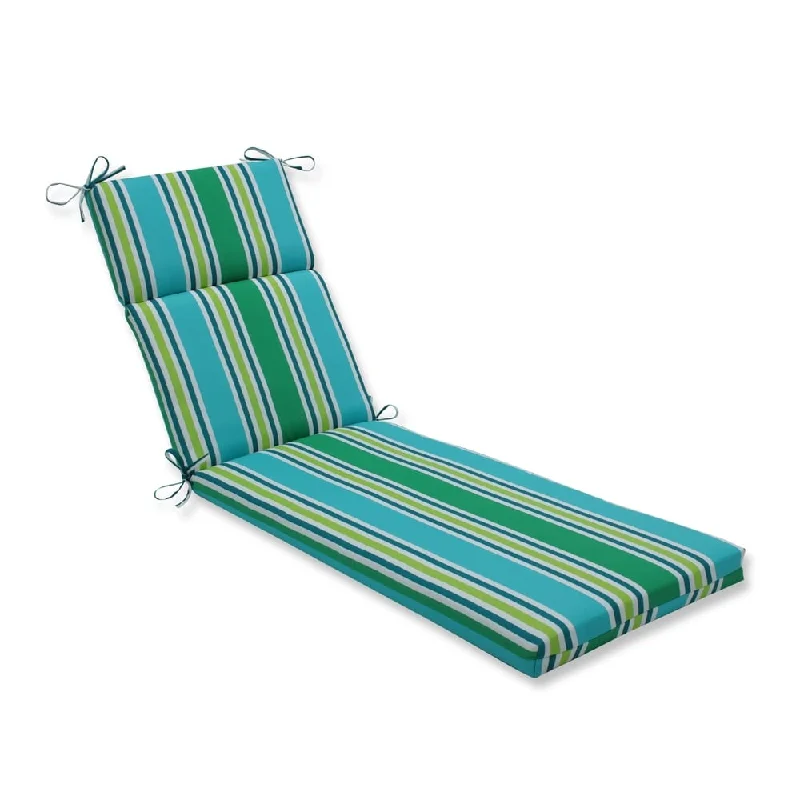 Aruba Stripe Turquoise\Green Chaise Lounge Cushion