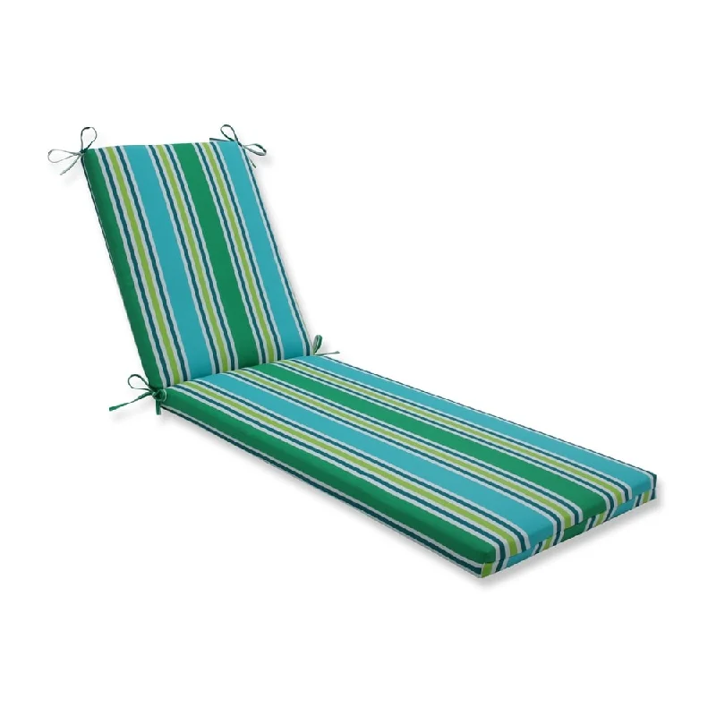 Aruba Stripe Turquoise\Green Chaise Lounge Cushion 80x23x3