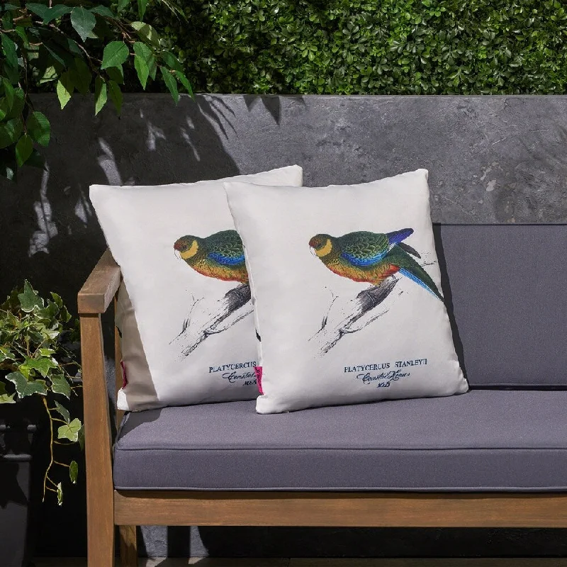 Avian Outdoor 17.75" Square Cushion (Set of 2）by Christopher Knight Home