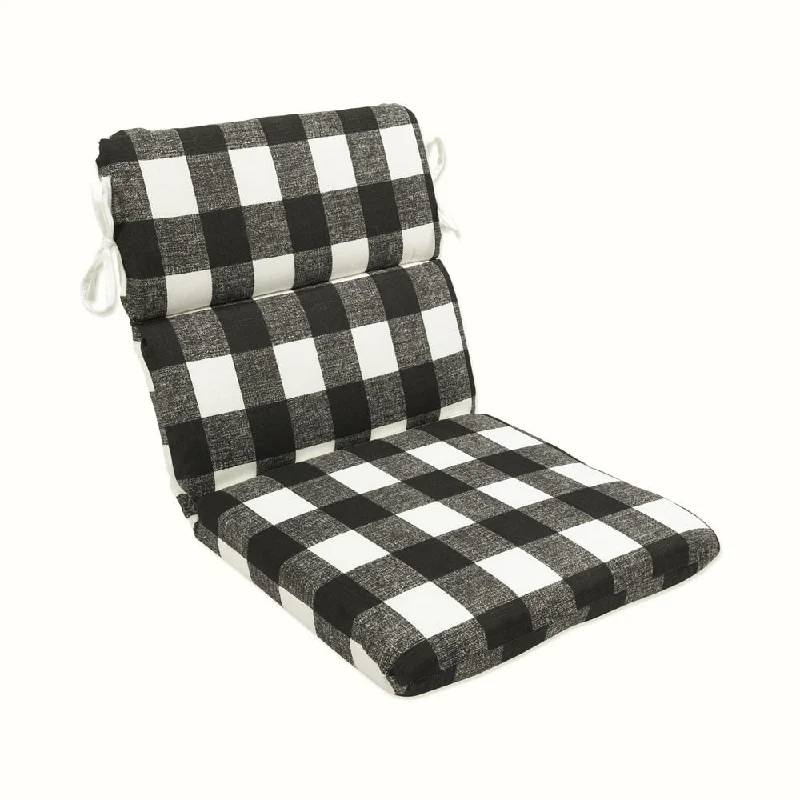 Boulder Bay Buffalo Check Rounded Corners Chair Cushion by Havenside Home