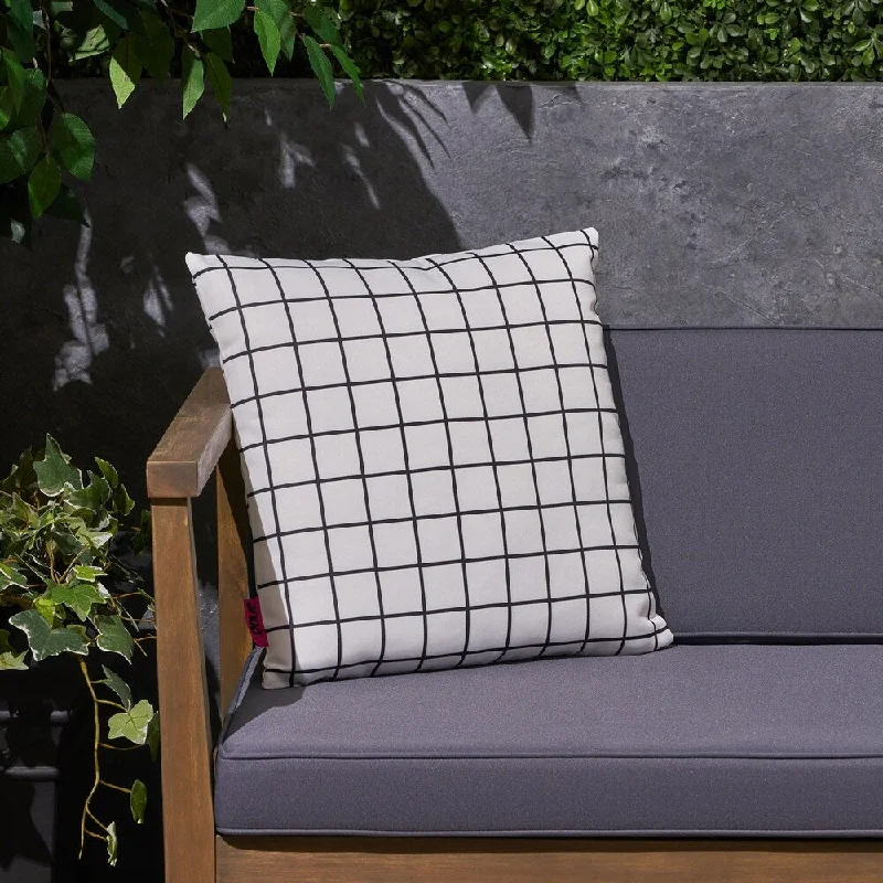 Chadna Outdoor 17.75" Square Cushion by Christopher Knight Home