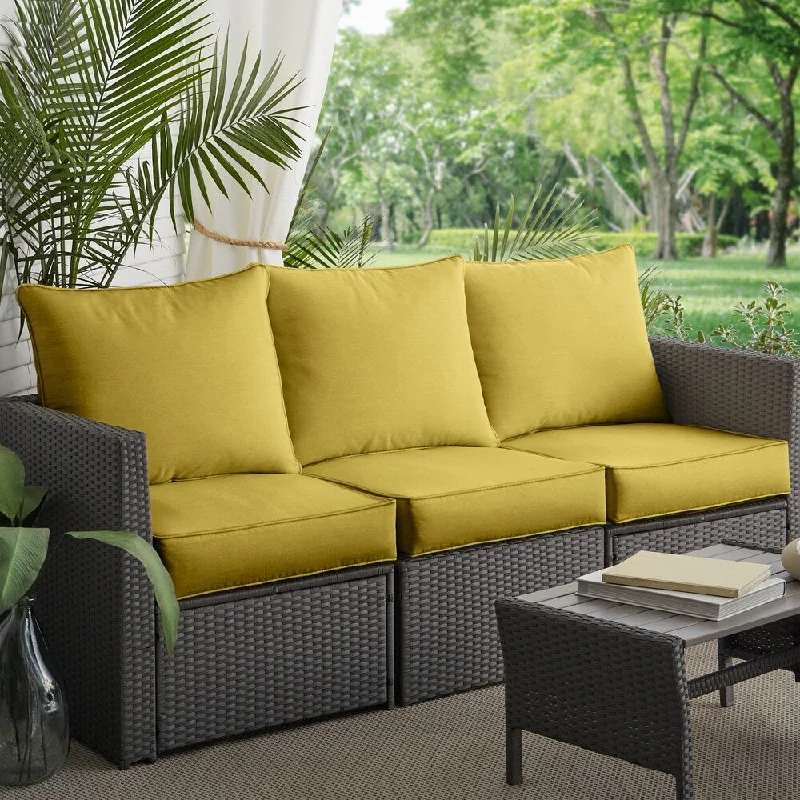 Citrus Deep Seating Corded Sofa Pillow and Cushion Set by Havenside Home