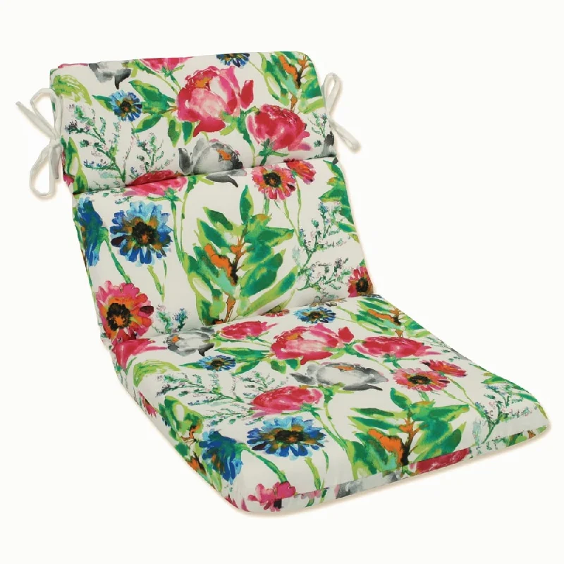 Flower Mania Petunia Rounded Corners Chair Cushion