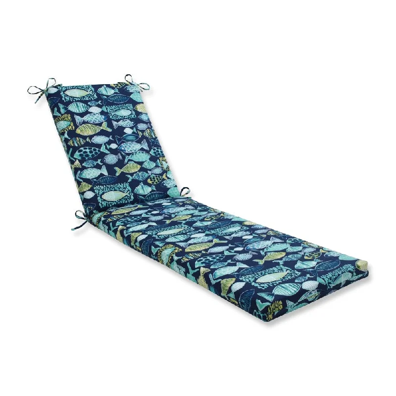 Hooked Lagoon Chaise Lounge Cushion 80x23x3