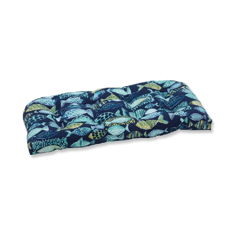 Hooked Lagoon Wicker Loveseat Cushion