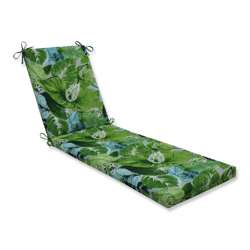 Lush Leaf Jungle Chaise Lounge Cushion 80x23x3