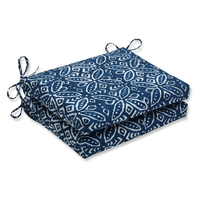 Merida Indigo Squared Corners Seat Cushion (Set of 2)