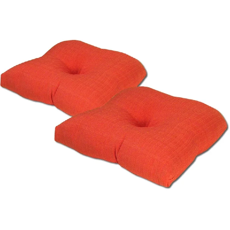 Outdoor Solid Watermelon Cushion Set of 2