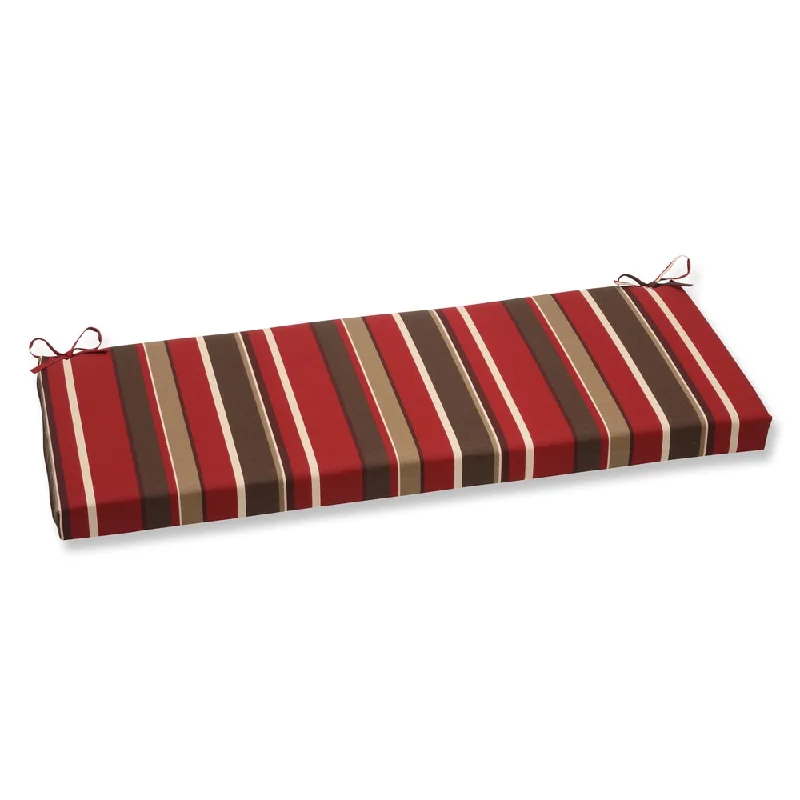 Pillow Perfect Monserrat Red Bench Cushion