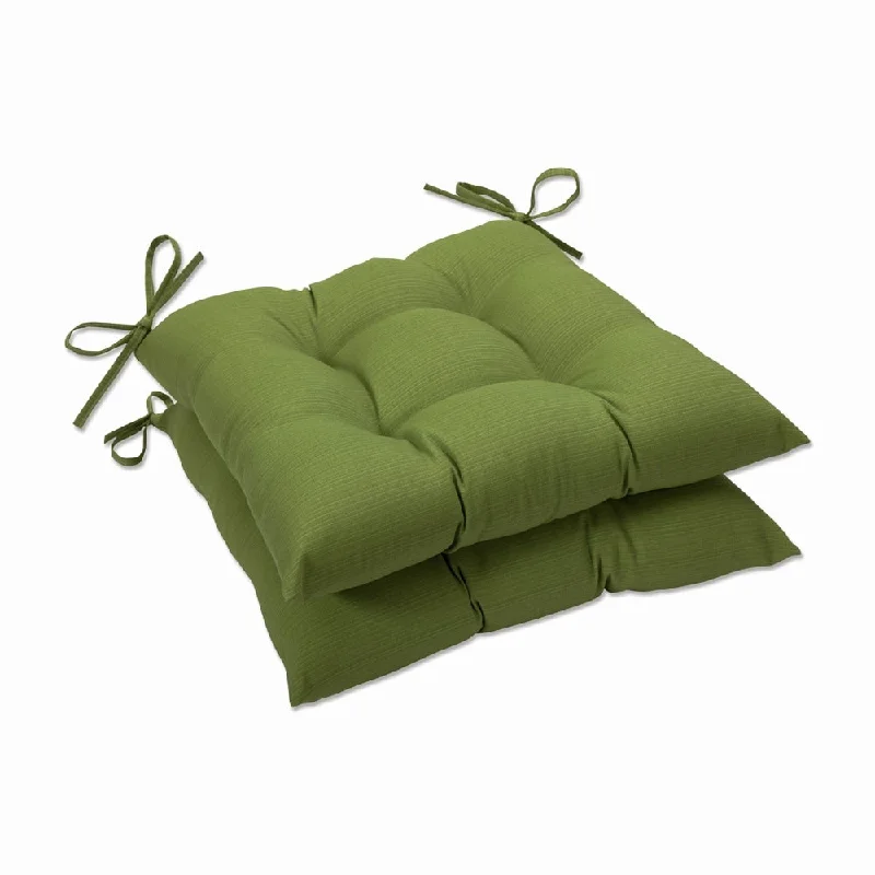 Pillow Perfect Outdoor Forsyth Tufted Seat Cushion (Set of 2)