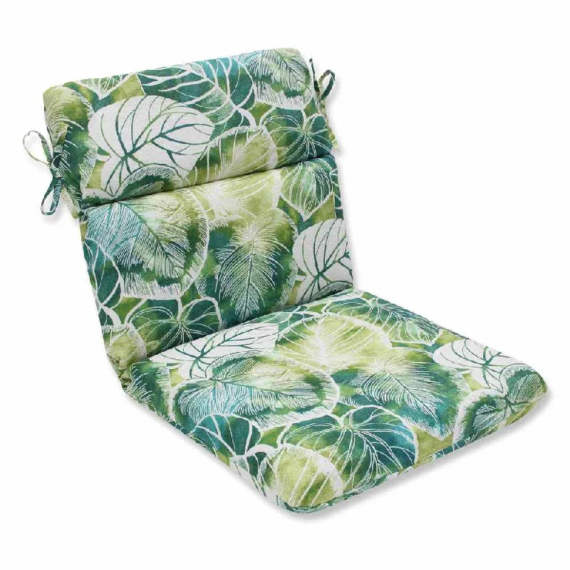 Pillow Perfect Outdoor/ Indoor Key Cove Lagoon Rounded Corners Chair Cushion