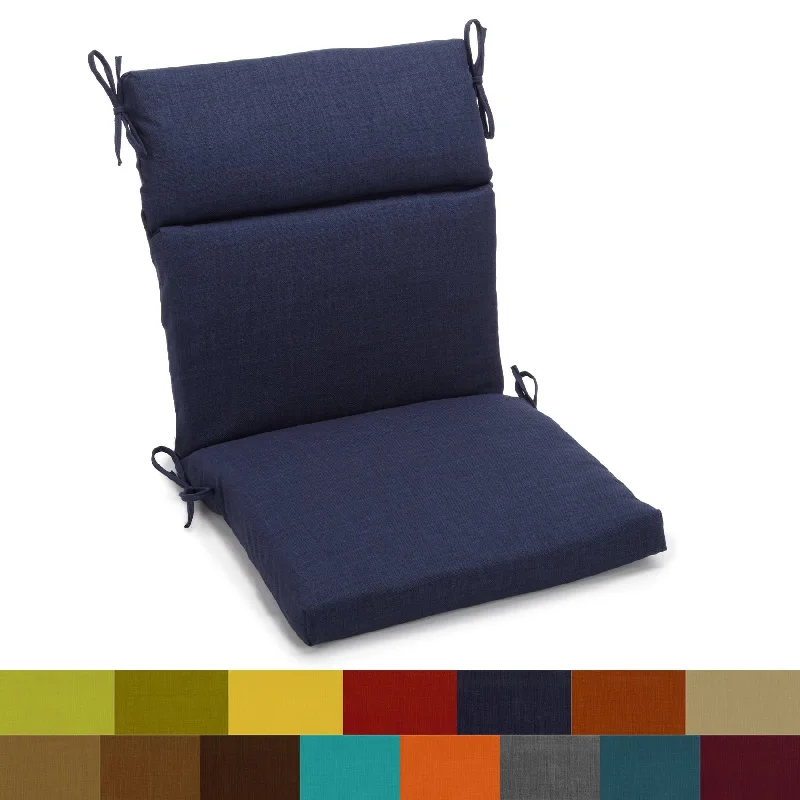 Three-section Outdoor Seat/Back Chair Cushion (Multiple Sizes)