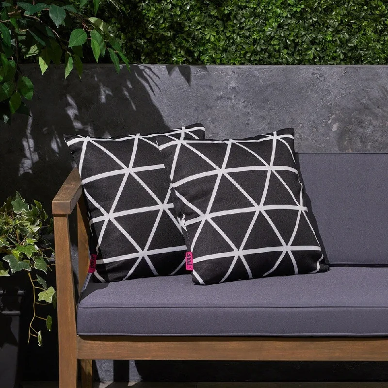 Union Outdoor 17.75" Square Cushion (Set of 2）by Christopher Knight Home