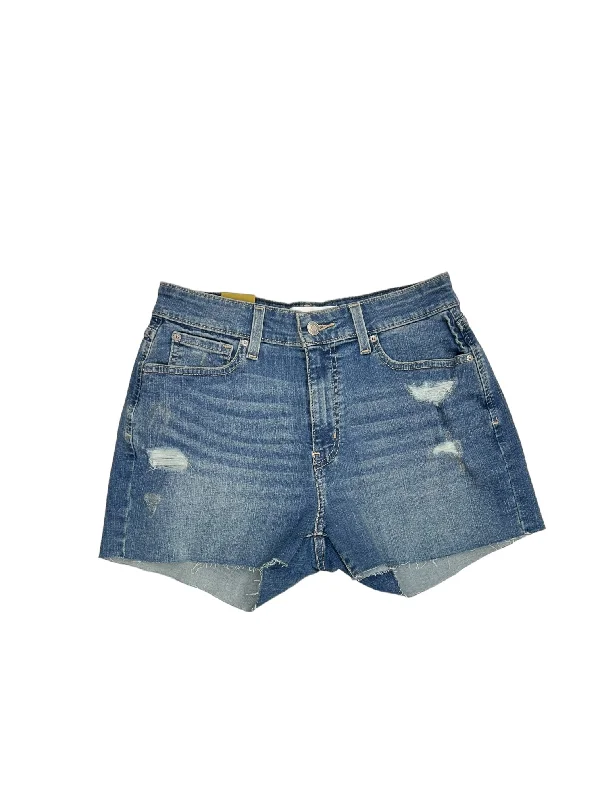 Blue Denim Shorts Levis, Size 8