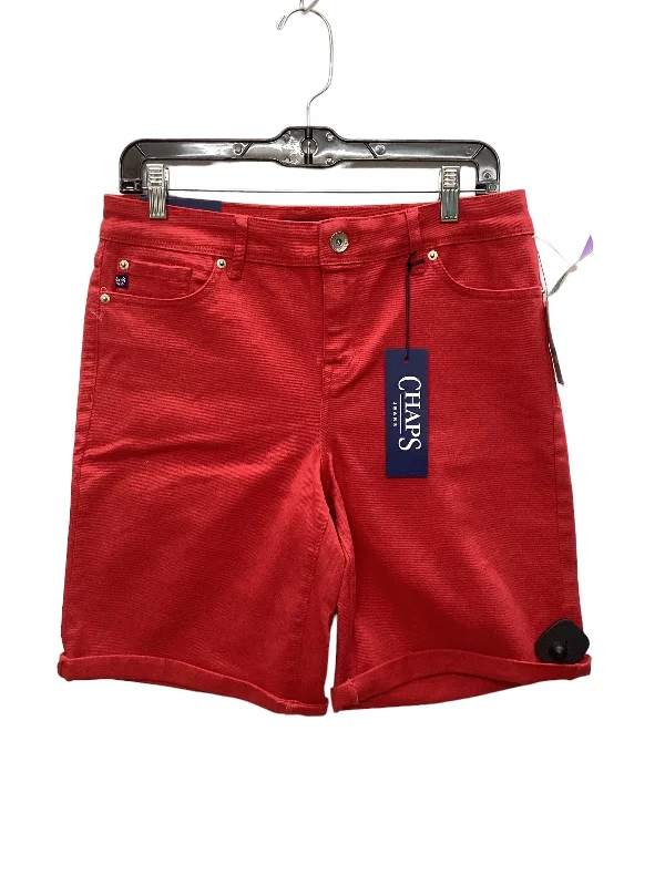 Red Shorts Chaps, Size 8