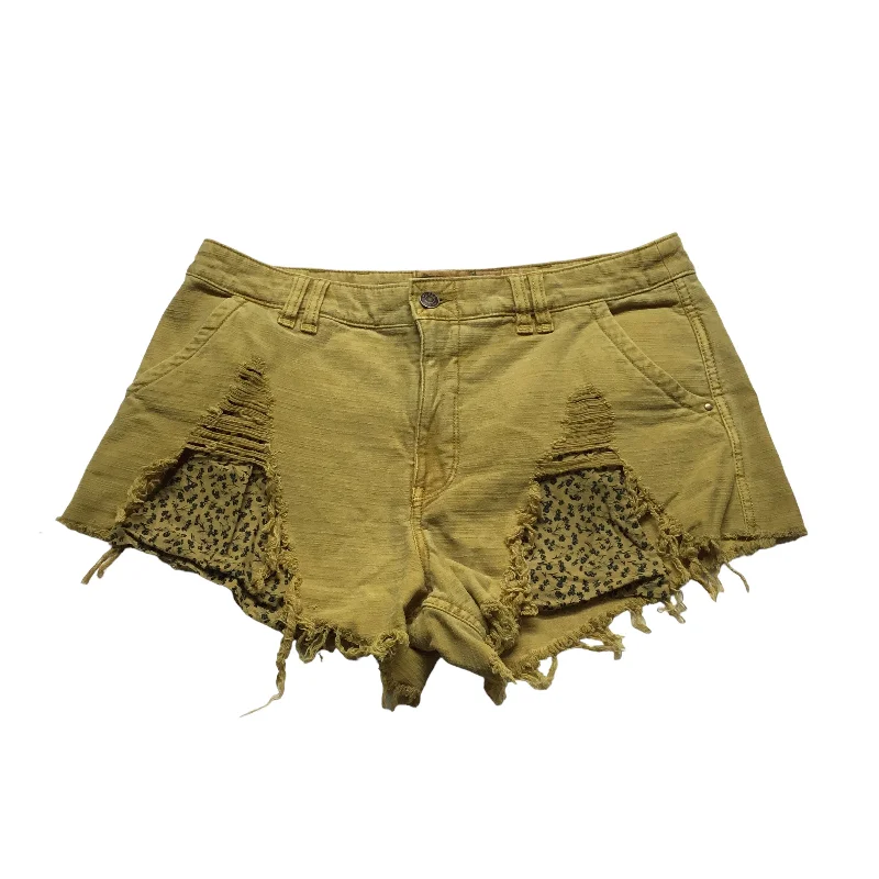 Yellow Shorts Pilcro, Size 10