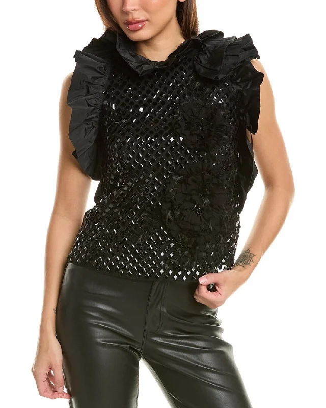 Alberta Ferretti Embellished Blouse