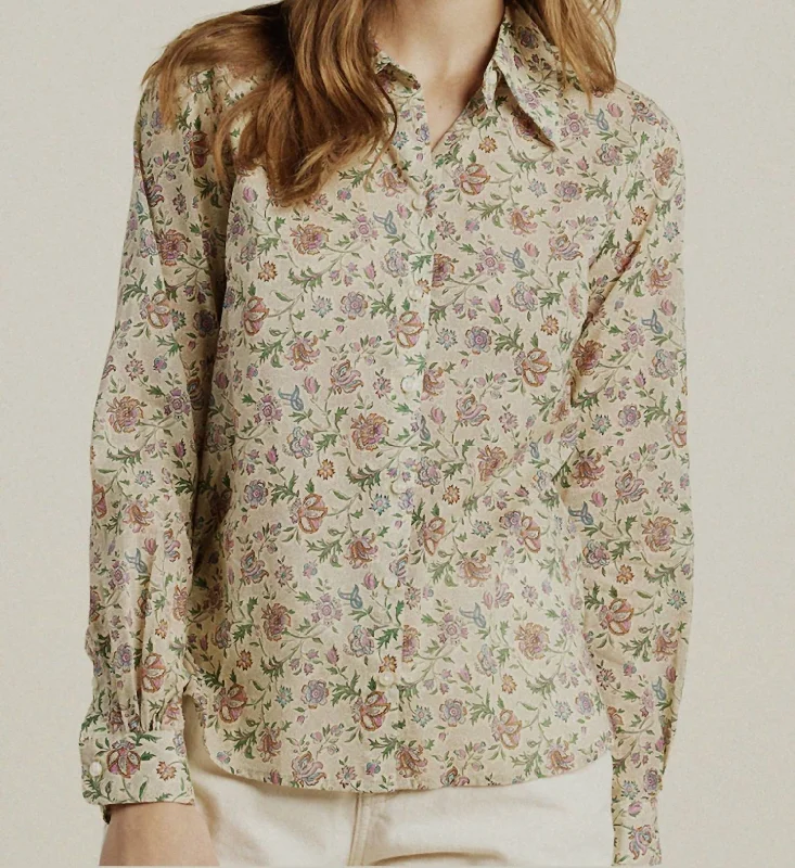 Jacquelin Shirt In Herbarium Print