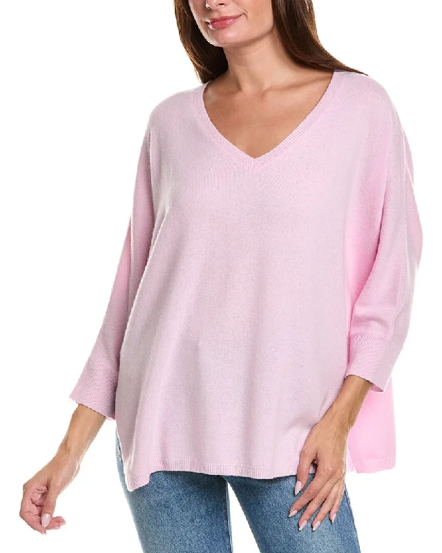 Two Bees Cashmere Lia Dolman Cashmere Tunic Sweater