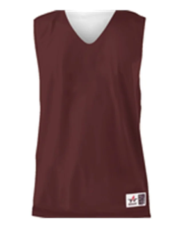 maroon/ white