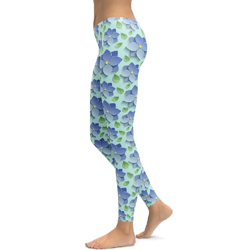 3D Floral Leggings