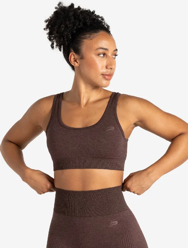 ADAPT 2.0 Seamless Sports Bra - Cherry Brown