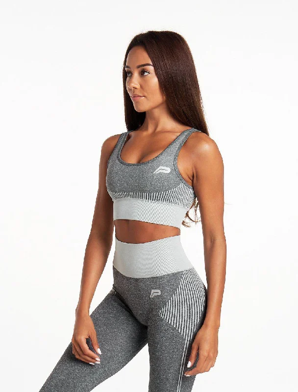 ADAPT Seamless Sports Bra - Light Grey