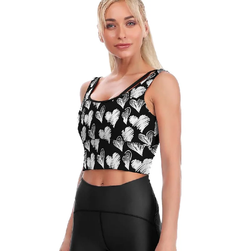 Chalk Hearts Yoga Vest