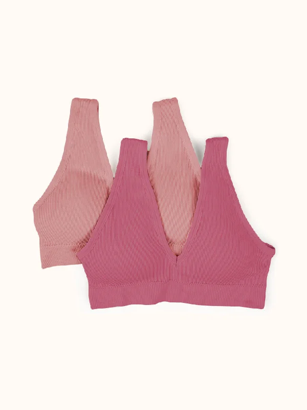 High Apex Bra (2 Pack) - Rose