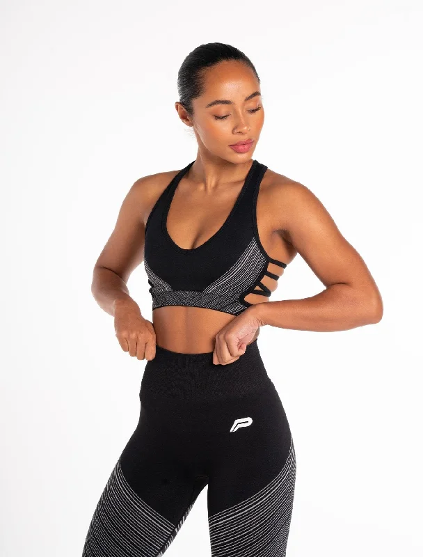 Impulse Seamless Sports Bra - Black