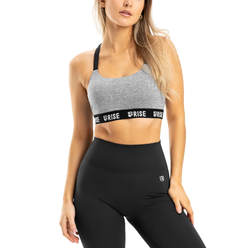 Motion Sports Bra – Grey/Black