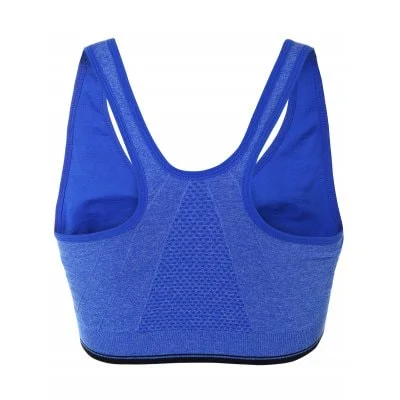 Padded Zipper Sports Bra