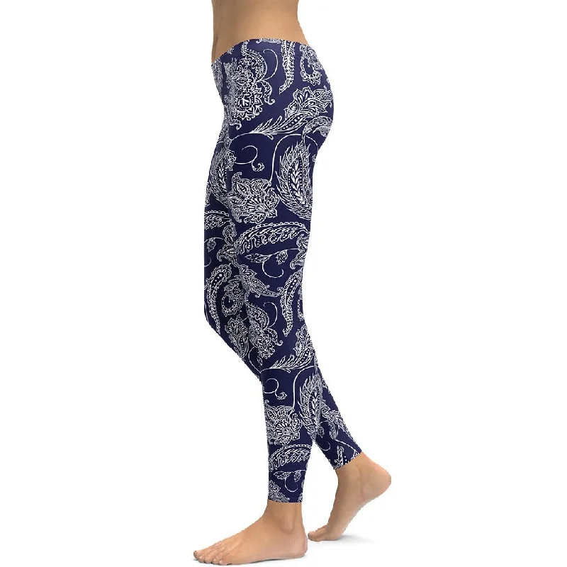 Paisley Floral Leggings