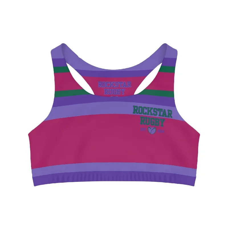 Raspberry Soda Seamless Sports Bra