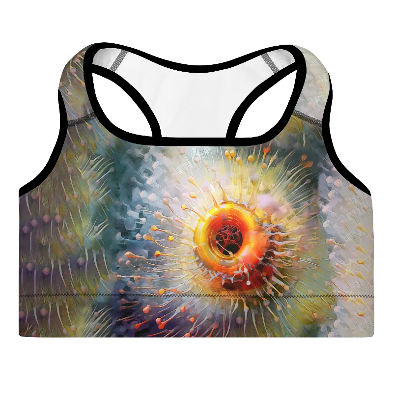 Sports Bra Microscopic Sunflower